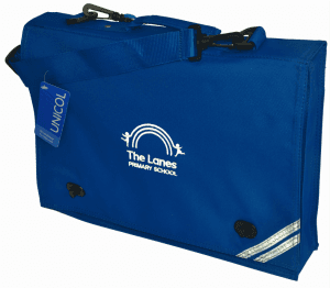 The Lanes Royal Blue Document Case w/Logo