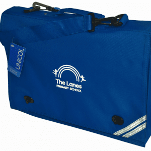 The Lanes Royal Blue Document Case w/Logo