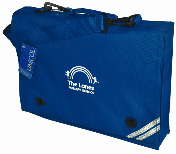 The Lanes Royal Blue Document Case w/Logo