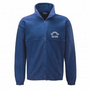The Lanes Royal Blue Fleece Jacket w/Logo