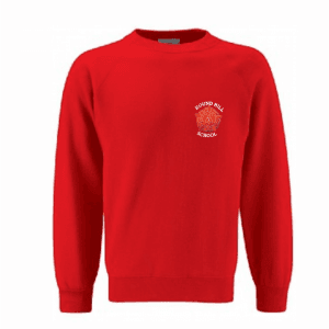 Round Hill Primary School Red Sweatshirt w/Logo