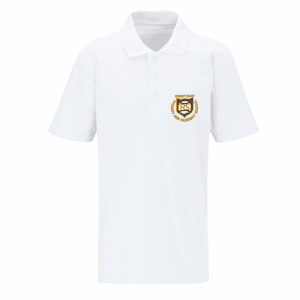 Robert Shaw White Polo Shirt w/Logo