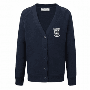 ST Laurence CofE Primary Navy Cardigan w/Logo