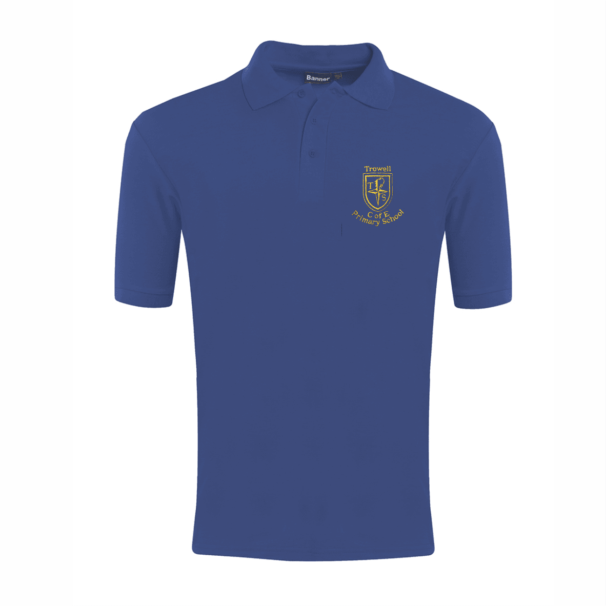 Trowell Primary Royal Blue Polo Shirt w/Logo - Schoolwear Solutions