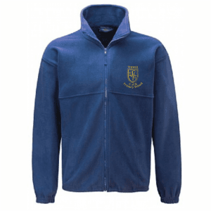 Trowell Primary Royal Blue Fleece Jacket w/Logo