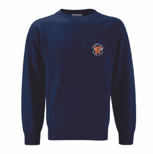 Wadsworth Fields Navy Sweatshirt w/Logo