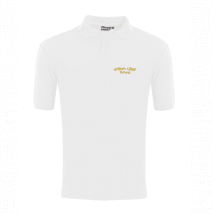 William Lilley White Polo Shirt w/Logo