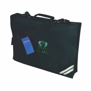 Elms Navy Document Case w/Logo