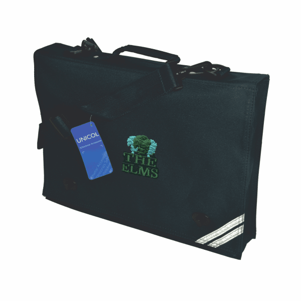 Elms Navy Document Case w/Logo