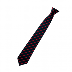 Derby Moor Solidarity House Black/Red Clip-On Tie