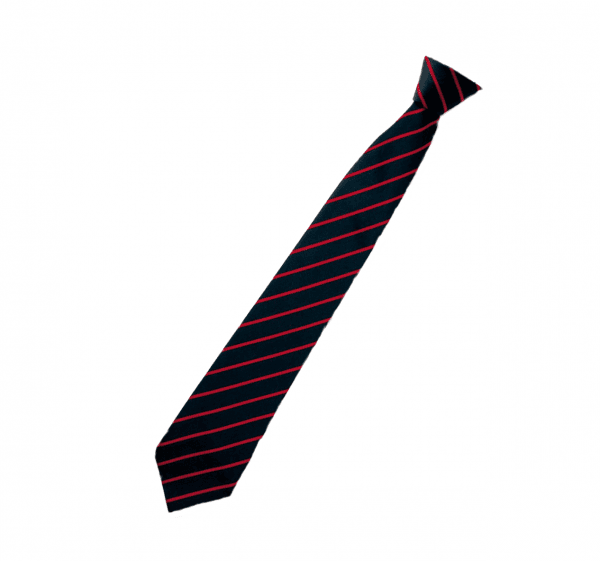 Derby Moor Solidarity House Black/Red Clip-On Tie