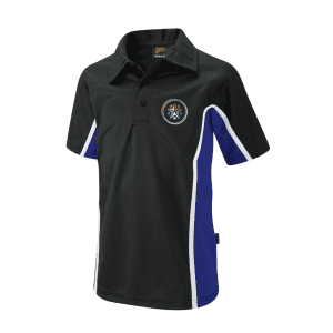 Derby Moor Dedication House Blk/Ryl Sports Polo