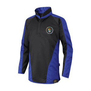 Derby Moor Spencer Academy Dedication House Blk/Ryl Rugby Top w/Logo