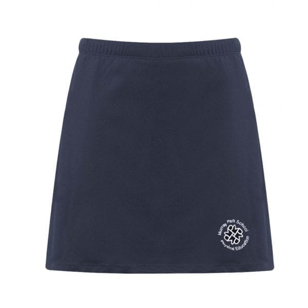 Murray Park Girls Navy P.E Skort w/Logo