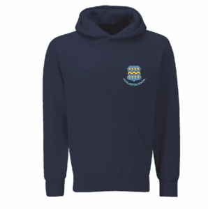 Navy Hooded Sweatshirt Top (Optional)