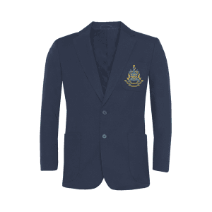 Boys Navy Blazer With Crest