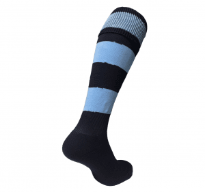 Unisex Navy/Sky Hooped Games Socks