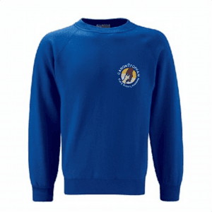 Canon Popham Royal Crew Neck Sweatshirt w/Logo