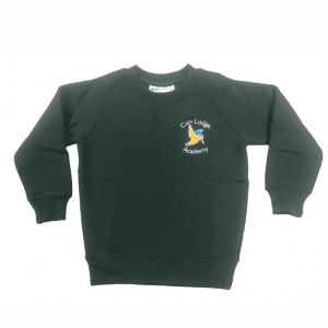Carr Lodge Bottle Green Sweatshirt w/Logo