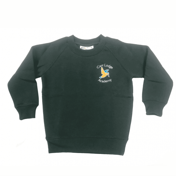 Carr Lodge Bottle Green Sweatshirt w/Logo