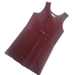 Holy Family Girls Maroon Pinafore