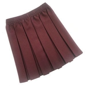 Holy Family Girls Maroon Skirt