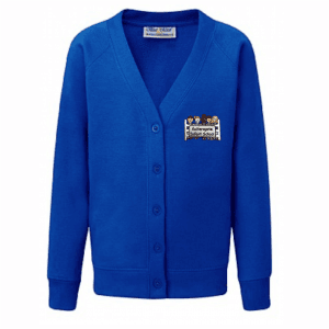 Saltersgate Infants Royal Cardigan w/Logo