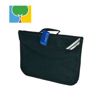 Woodfield Navy Book Bag w/Logo
