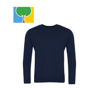 Woodfield Navy Sweatshirt w/Logo