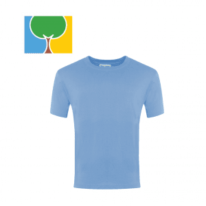 Woodfield Sky Blue T-Shirt w/Logo