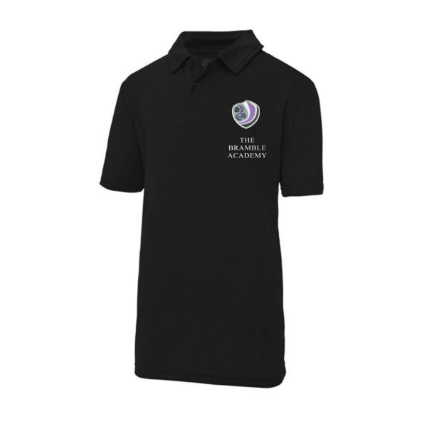 Bramble Academy Black PE Poloshirt w/Logo