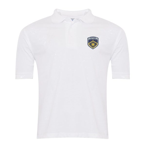 Barnburgh White Polo Shirt w/Logo