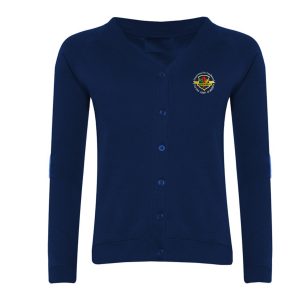 Beeston Fields Navy Cardigan w/Logo