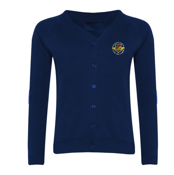 Beeston Fields Navy Cardigan w/Logo