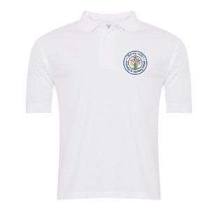 Berry Hill White Poloshirt w/Logo
