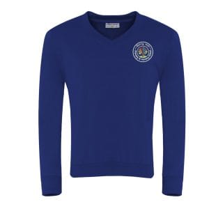 Berry Hill V-Neck Sweatshirt w/Logo