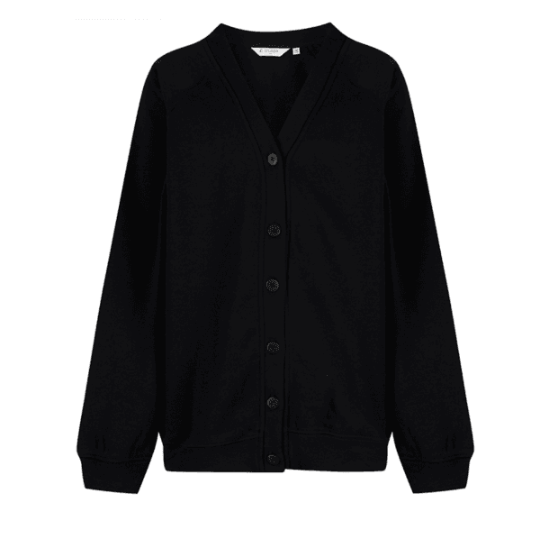 St Werburgh's Cardigan Black w/Logo