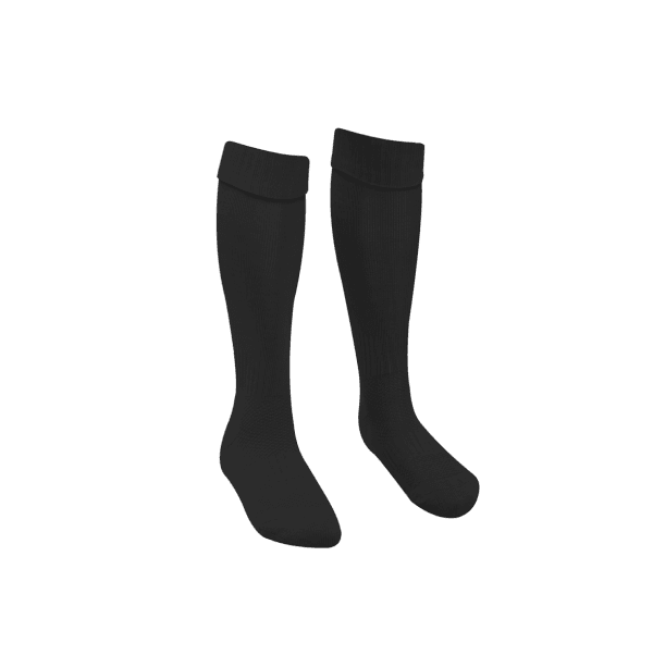 Black Football Socks