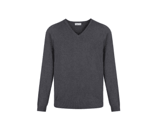 David Nieper Boys Grey V-Neck Pullover w/Logo