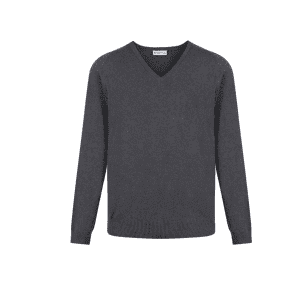 David Nieper Boys Grey V-Neck Pullover w/Logo