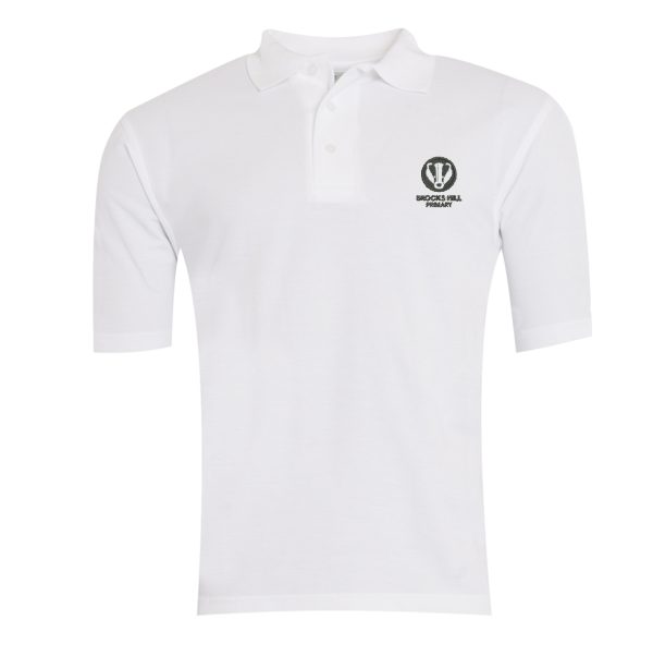 Brocks Hill Primary School White Polo Shirts w/Logo