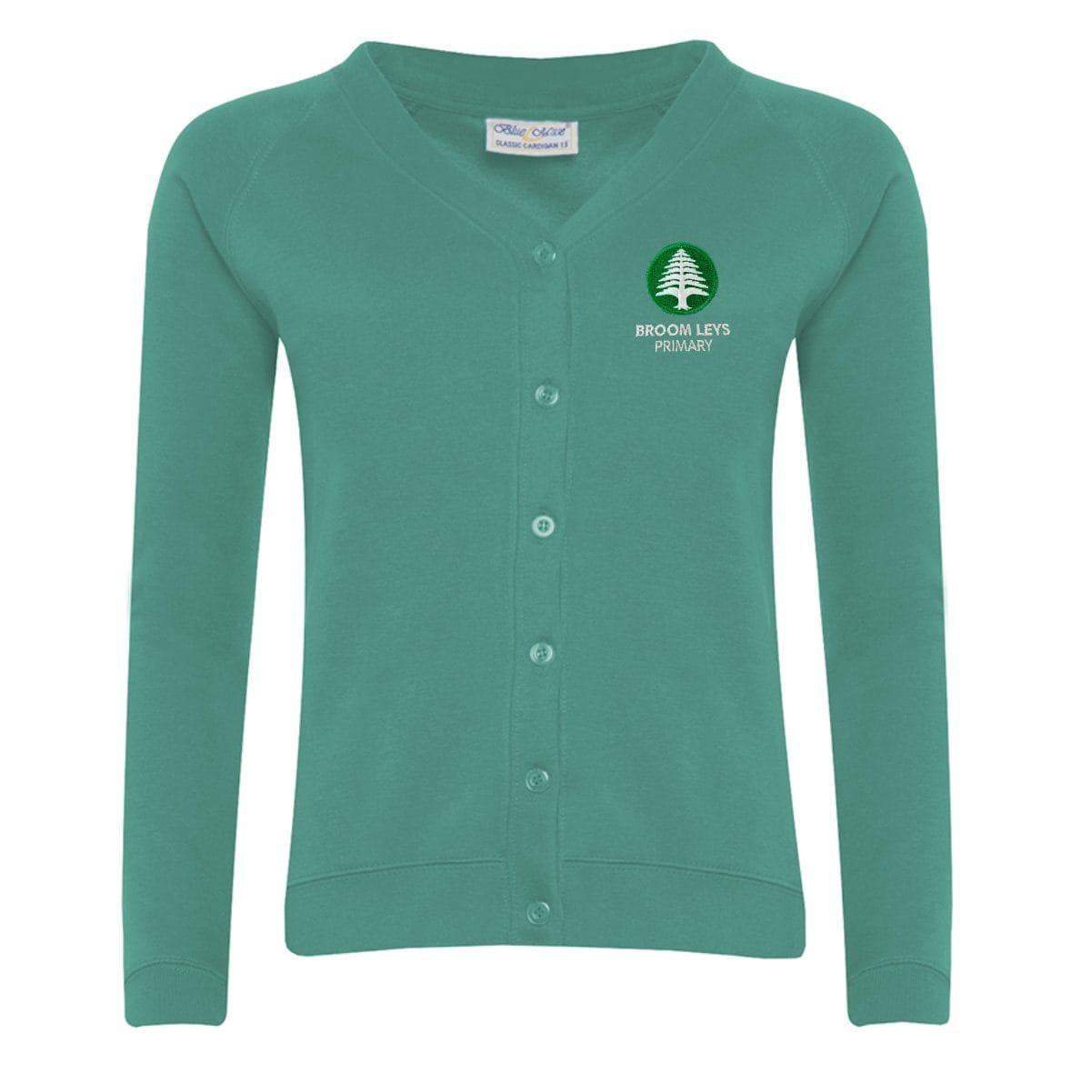 Broom Leys Cardigan w/Logo - Schoolwear Solutions