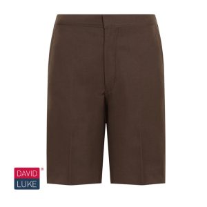 Old Vic Boys Brown Bermuda Shorts