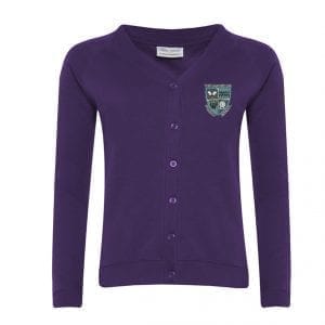The Canons C of E Primary School Cardigan w/Logo – Blue