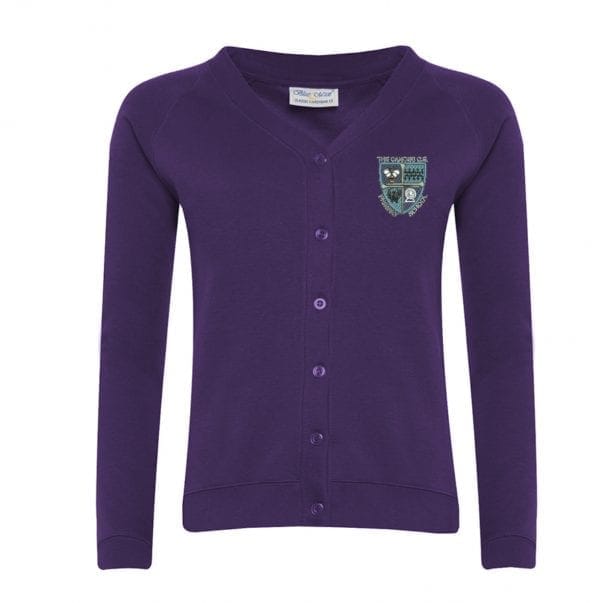 The Canons C of E Primary School Cardigan w/Logo – Blue
