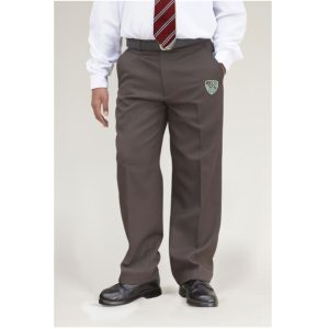 Carlton Academy Boys Shorter Leg Sturdy Fit Trousers w/Logo