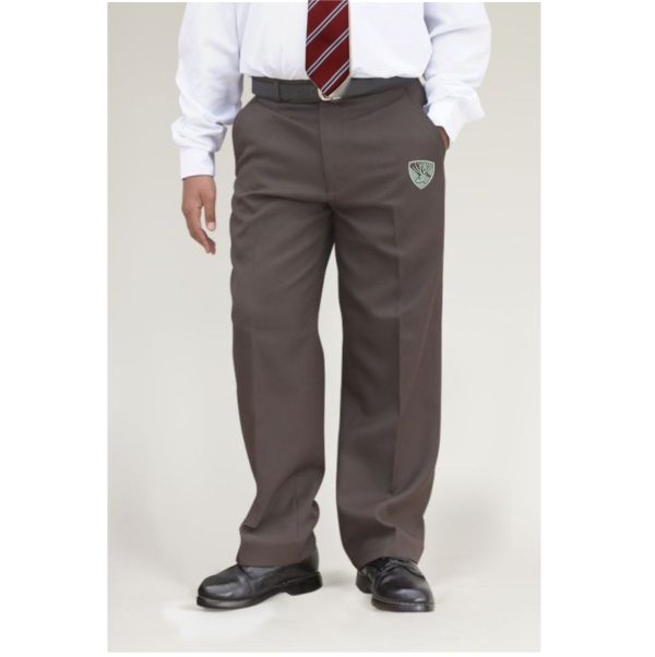 Carlton Academy Boys Shorter Leg Sturdy Fit Trousers w/Logo