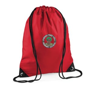 Cherry Tree House PE Bag w/Logo - Red