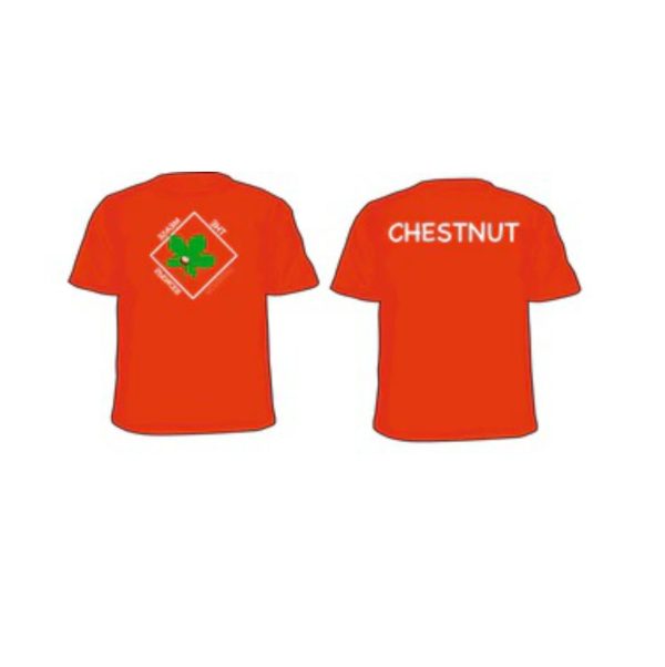 The Mease Red House T-Shirt - Chestnut