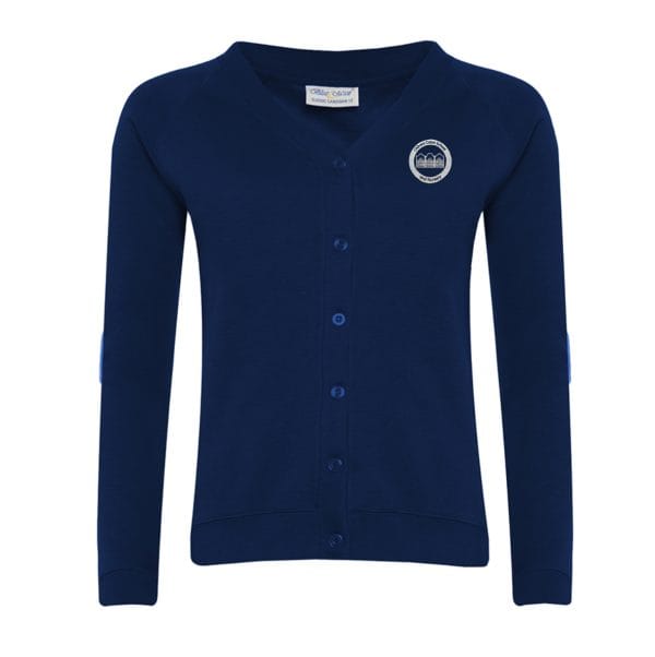 Chilvers Coton Navy Cardigan w/Logo